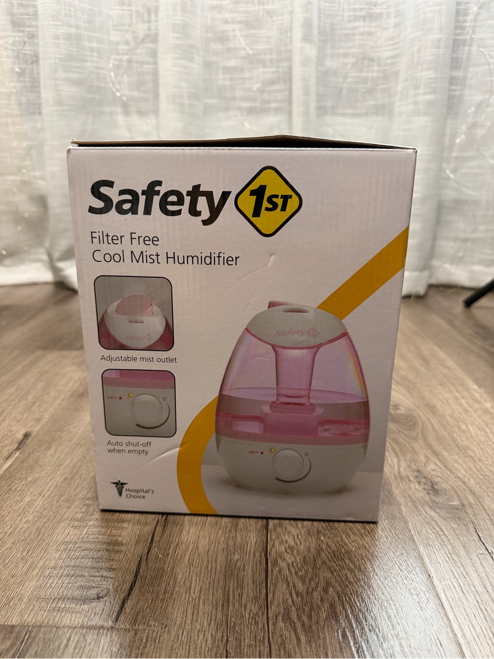 Pink Filter Free Cool Mist Humidifier